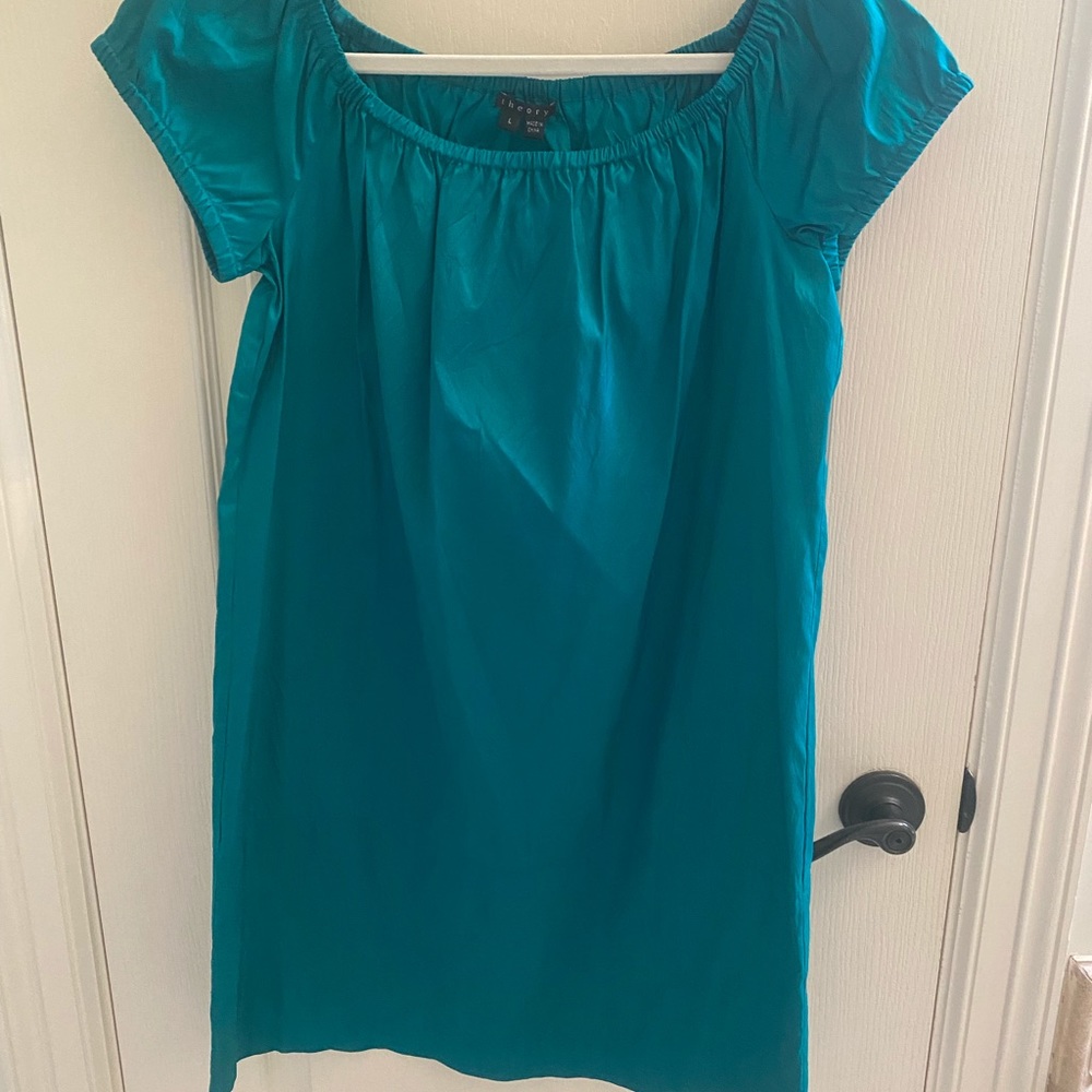 Theory silk shift dress